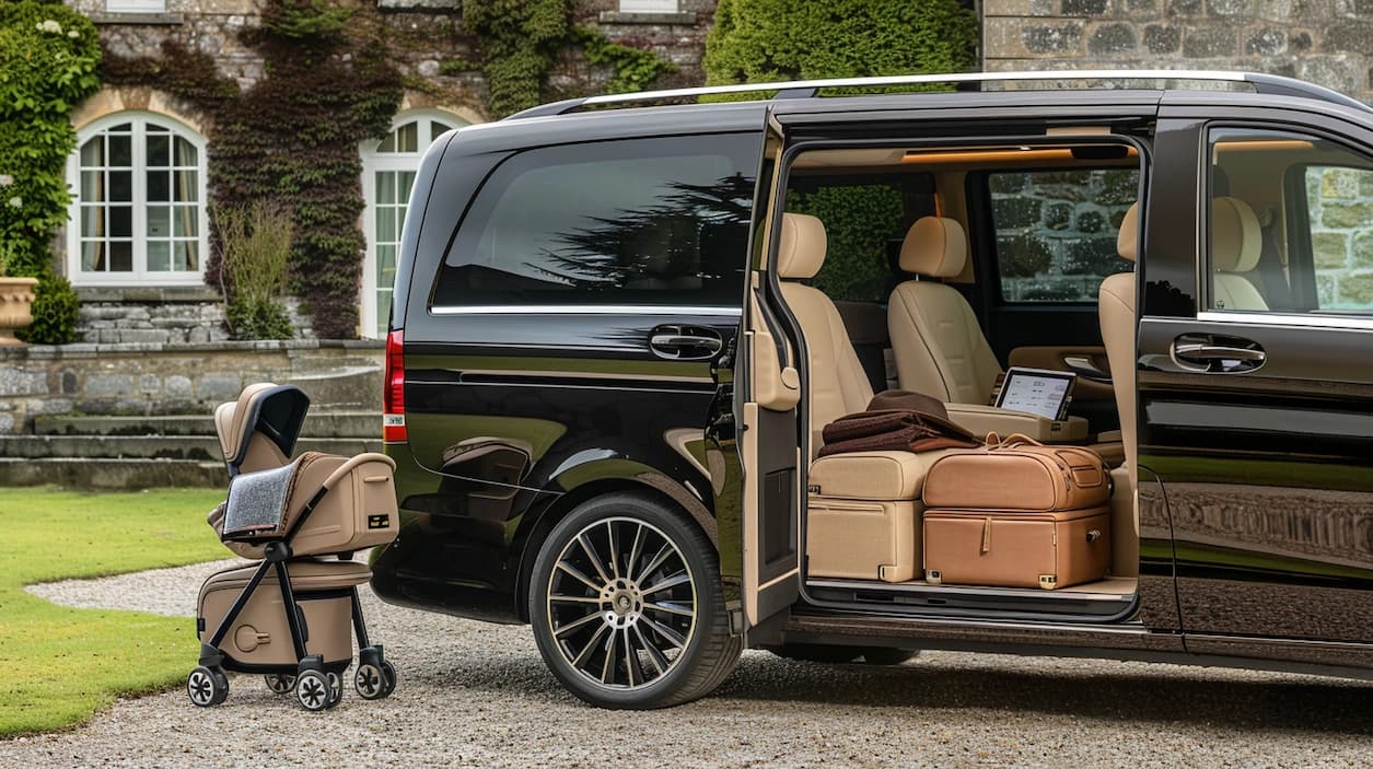USA to Ireland Family Vacations: Book a Private V-Class Chauffeur