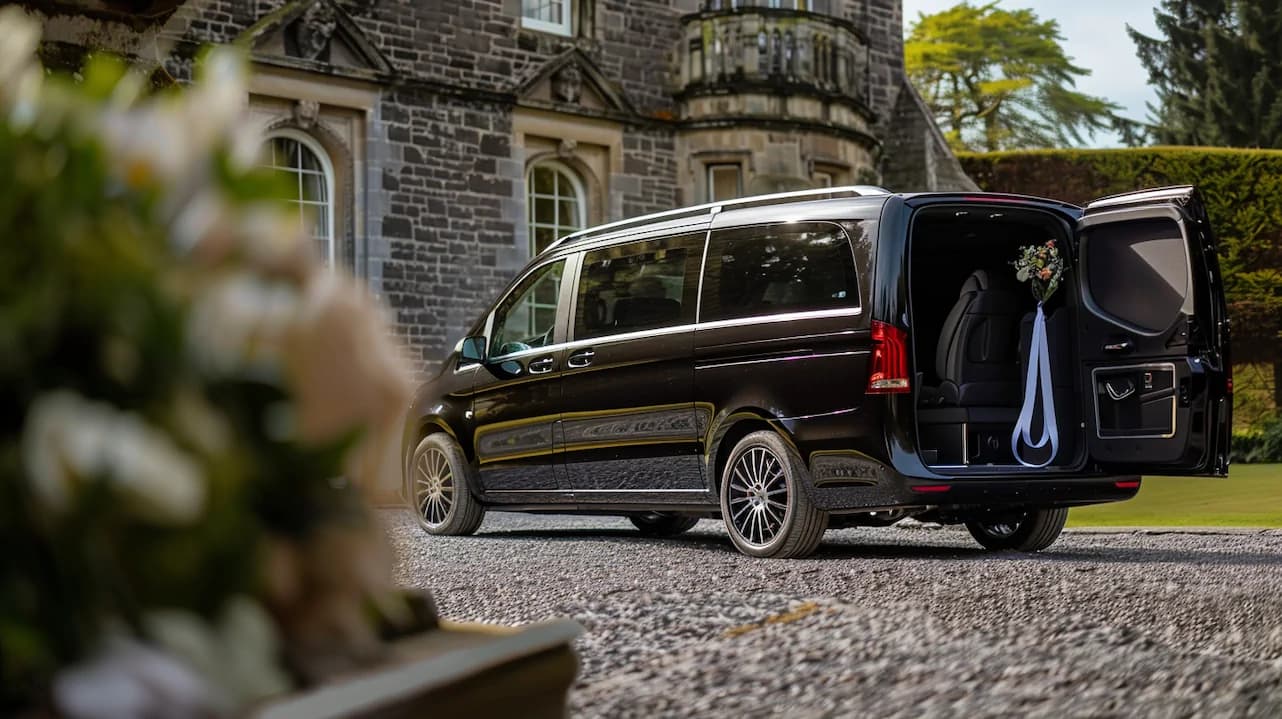 Book a Private V-Class for Destination Wedding Guests in Ireland