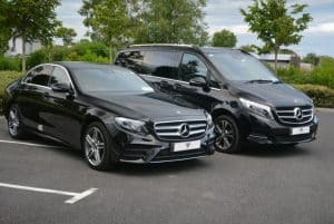 two black mercedes benz e class and v class great chauffeur driven vehicles for prom and graduation chauffeur services
